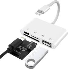 Amazon Com Sd Card Reader For Iphone Ipad 4 In 1 Usb Otg Camera Connection Kit With Camera Memory Reader Sd Tf Dual Slot Card Power Delivery Compatible With Iphone Xs Max Xs Xr X 8 7 6s 6 Computers