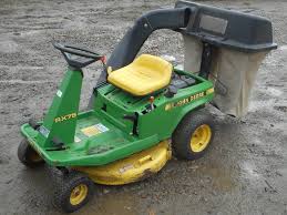 John deere rx75 does nothing when you turn the key, will it run? Le Lawn Equipment 10 Loretto Mn Global Auction Guide