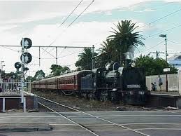 Steam Train On The Broadmeadows Line Essendon Shuttles Australian Trains Youtube Train Steam Steam Trains