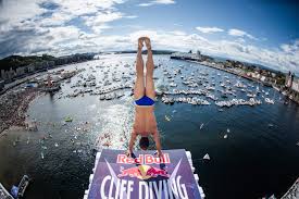 In 2014, it was the charming town of kragerø that hosted the world's best cliff divers. X4tlo81gliturm