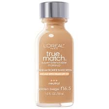 Loreal Paris Makeup True Match Super Blendable Liquid Foundation Golden Beige N6 5 1 Fl Oz 1 Count