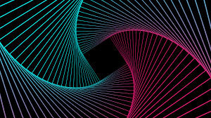The geometric wallpaper trend is one of our favourites and there's plenty of patterns for you to choose from to get inspired! Geometric 4k Wallpaper Pattern Spiral Neon Gradient Black Background 5k 8k Abstract 1202