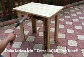 paletten bahce masasi yapimi palet masalar palet bahce