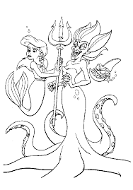 More than 14,000 coloring pages. Disney The Little Mermaid Coloring Pages 3 Cute Kawaii Resources