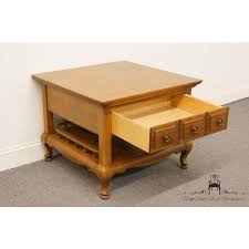 Save up to 25% off storewide! Late 20th Century Vintage Sprague Carleton Colonial Style Maple Side Table Chairish