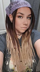 It's been too cold and icy to go outside today, so I've hunkered down  indoors and got creative instead…… As a recent convert to dreadlocks, and  with a busy creative brain, I