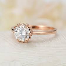 Les solitaires messika symbolisent l'amour qui dure toujours. Bague De Fiancailles Solitaire En Or Rose 14k Avec Diamants Veritables De 0 60ct Ebay