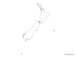 Sharing and linking to locations; Outline Map Of New Zealand Free Vector Maps