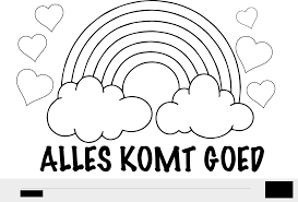 340 x 270 jpeg 17kb. Alles Komt Goed Regenboog Topkleurplaat Nl