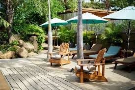 pool side teak chairs sun beds picture of tamarindo bay