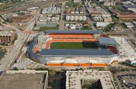 Green building counsel as pioneering example of new construction sustainable design. Bbva Compass Stadium Houston Estadio De Futbol Estadios Futbol