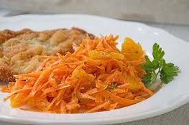 Orangen Ruebli Salat Rezept Rezept Salat Rezepte Fleisch Gerichte Schnelle Rezepte Mittagessen