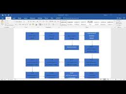 creating a flowchart in word