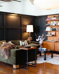 Rustic Media Room Photos Design Ideas Remodel And Decor Lonny Diy network shares ideas for projection screens, cord management and tech storage.