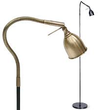 Search for an item using a photo! Brass Reading Floor Lamp With Flexible Spot Light Casa Lumi