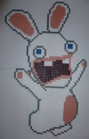 Univers Lapins Cretins Lapin Cretin Marvel Point De Croix Pixel Art Lapin
