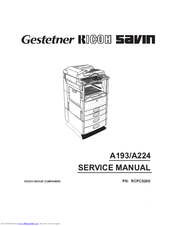 Aug 12, 2014 · printer driver for windows: Ricoh Aficio 200 Manuals Manualslib