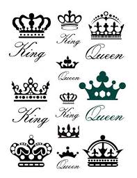 Usually, crown tattoos are opted by couples but this doesn't mean that singles cannot try them. Waterproof Temporary Fake Tattoo Stickers Classic King Queen Crown Design Body Art Make Up Tools Small Crown Tattoo Queen Tattoo Queen Crown Tattoo
