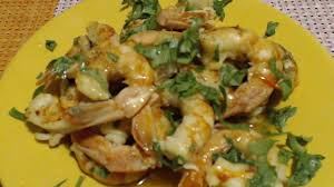 Gamberoni in padella con zucchine. Gamberi In Padella Youtube