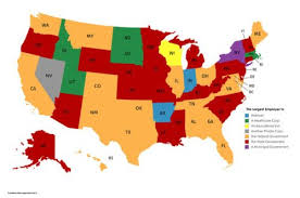 The Largest Employer In Every Us State Map Animals Images History