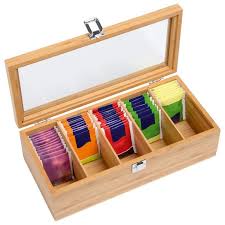This set of purple shelves was passed on to me by my favorite local apothecary when i lived in baltimore. Simple Bamboo System Tea Bag Jewelry Organizer Storage Box 5 Compartments Tea Box Organizer Wood Sugar Packet Container Storage Boxes Bins Aliexpress