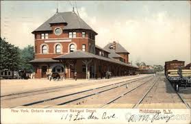 New York Ontario And Western Railroad Depot Old Train Station Railroad Station Middletown New York