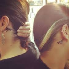 Pin By Darlene Grigware On Tattoos Behind The Ear Tattoo Tattoos For Daughters Mother Daughter Tattoos