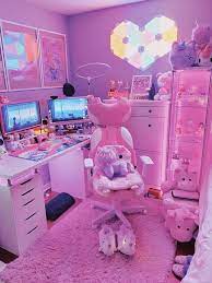 My Lil Kawaii Gaming Corner Uwu Girlgamers Gamer Room Decor Gamer Room Kawaii Room