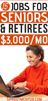 30 Part Time Jobs For Seniors Above 60 Sproutmentor Work From Home Jobs Job Make Money From Home