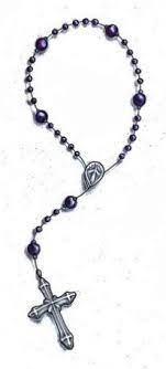 The cross design is as timeless as the sea. 5 Rosary Tattoo Designs Samples And Ideas