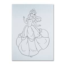 Dan ini adalah gambar princess cinderala yang masih hitam putih atau polos yang bisa anda print untuk anak anda belajar mewarnai. Jual Kanvas Lukis Gambar Mewarnai Princess 2 Di Lapak Murah Jaya Market Bukalapak