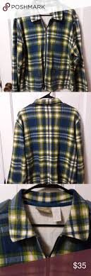 Liz Claiborne Lizwear Plaid Jacket 100 Cotton Liz Claiborne Plaid Jacket Plaid