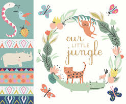 Sarah Betz Design Garden Classes Clip Art Baby Illustration Childrens Prints