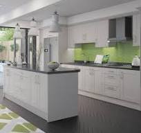 Shaker Style Kitchen - Light Grey Shaker | Cash & Carry Kitchens