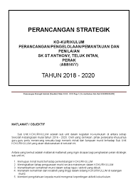 Perancangan strategik 2019 panitia sejarah. Pelan Strategi 2018 Doc