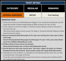 Usahakan kalian download sebagai review saja, belilah cd original atau kalian beli secara online seperti di itunes untuk mendukung semua artis agar terus berkarya. Harga Dan Beli Secara Online Tiket Masuk Konsert Akhir Gegar Vaganza 2017