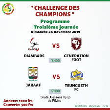 Petit avant gout du programme. Challenge Ligue Senegalaise De Football Professionnel Facebook