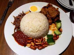 Nasi lemak is a dish originating in malay cuisine that consists of fragrant rice cooked in coconut milk and pandan leaf. Nasi Lemak Wikipedia