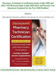 Most of the other test prep sites have weak questions and too little of math. Free Download Pharmacy Technician Certification Study Guide 2020 And 2021 Ptcb Exam Study Guide 2020 2021 And Practice Test Questions Updated For The New 2020 Outline Full