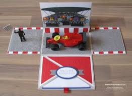 Geschenkbox Explosionsbox Uberraschungsbox Autorennen Formel 1 Ticket Gutschein Gutschein Basteln Auto Geschenke Auto Basteln