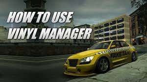 How To Use Vinyl Manager In Nfs World Youtube