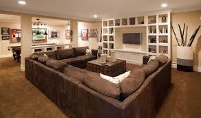 24 Stunning Ideas For Designing A Contemporary Basement Basement Decor Basement Design Apartment Interior
