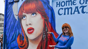 CMAT comes home to reveal new mural in Meath home town