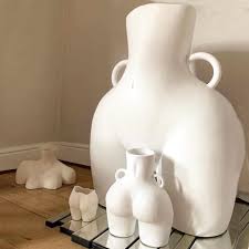 Large Love Handles Vase White Matte Anissa Kermiche Handle Vase Large Ceramic Vase White Ceramic Vases