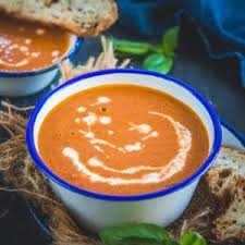 It only takes just over half an hour. Tomato Basil Soup Recipe Vegan Gluten Free Step By Step Whiskaffair