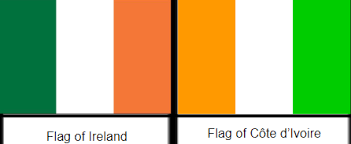 Ivory coast flag colors hex, rgb & cmyk codes this country has 3 colors in their national flag which are university of tennessee orange (#f77f00), white (#ffffff) and shamrock green (#009e60). Know The Difference Ireland V Ivory Coast Vexillology