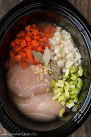 Bring to a boil, and stir in the noodles. Slow Cooker Creamy Chicken Noodle Soup Garnish Glaze