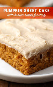 Kurbisblechkuchen Mit Brauner Butter Zuckerguss Rezept Kurbis Rezepte Freistil Blechkuchen Pumpkin Sheet Cake Pumpkin Recipes Dessert Frosting Recipes