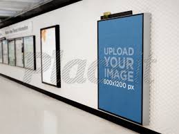 Billboard mockup template over an escalator. 20 Free Subway Ad Mockups For Outdoor Advertising 2021 2021