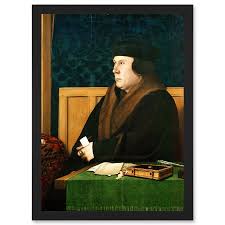 Painting Antique Holbein Junior Thomas Cromwell Earl Essex Chief Minister  Artwork Framed Wall Art Print A4